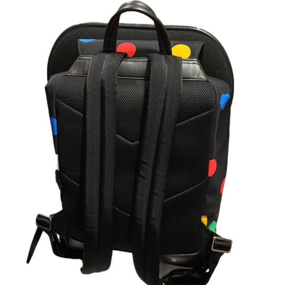 NWOT MCM Munchen Multi Polka Dot Backpack - Picture 5 of 7